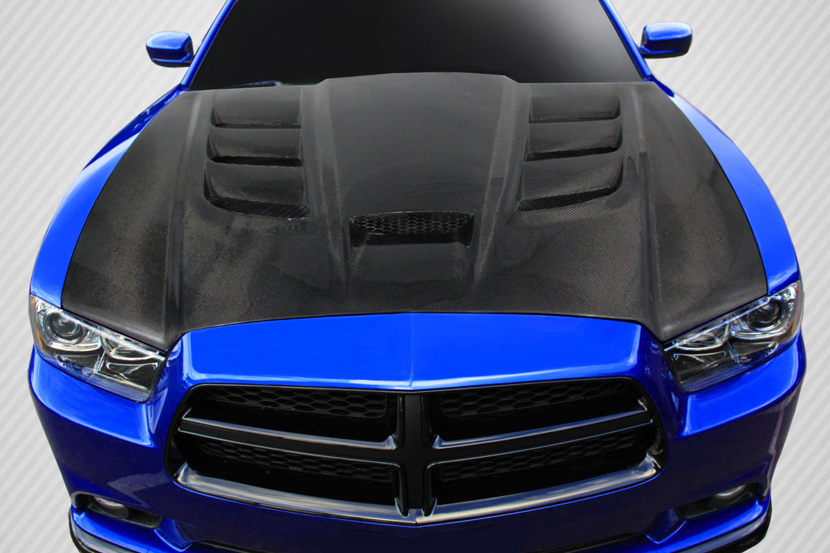 Carbon Creations Viper Look Hood Compatible With 2011-2014 Dodge Charger - 1 Piece - 113116