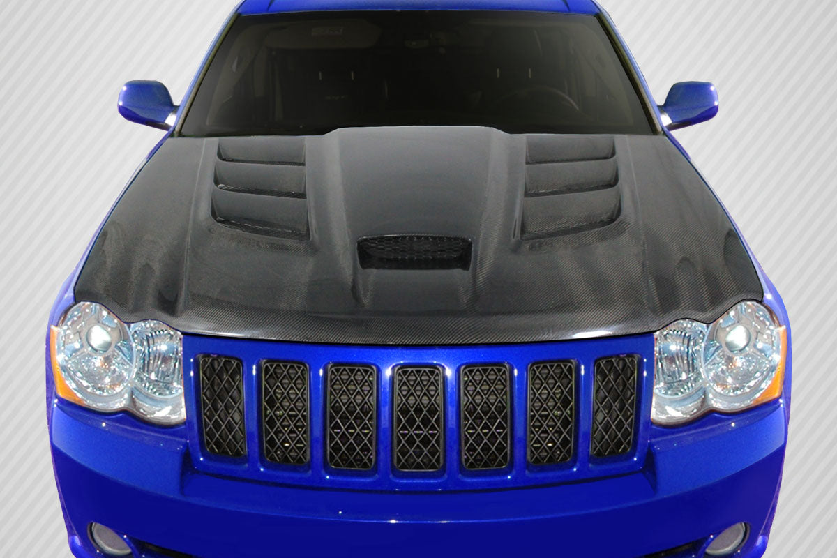 Carbon Creations Viper Look Hood Compatible With 2005-2010 Jeep Grand Cherokee - 1 Piece - 113117