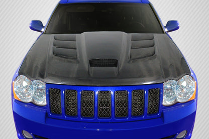 Carbon Creations Viper Look Hood Compatible With 2005-2010 Jeep Grand Cherokee - 1 Piece - 113117