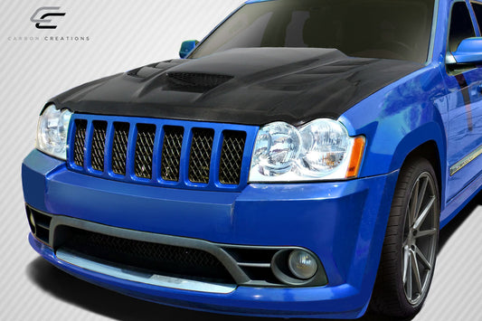 Carbon Creations Viper Look Hood Compatible With 2005-2010 Jeep Grand Cherokee - 1 Piece - 113117