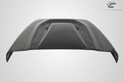 Carbon Creations Power Dome Hood Compatible With 1997-2006 Jeep Wrangler - 1 Piece - 113121
