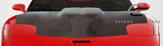 Carbon Creations ZR Edition Hood Compatible With 1997-2004 Chevrolet Corvette - 1 Piece - 113123