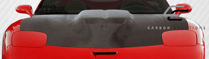Carbon Creations ZR Edition Hood Compatible With 1997-2004 Chevrolet Corvette - 1 Piece - 113123
