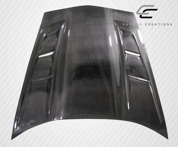 Carbon Creations H-Design Hood Compatible With 2005-2013 Chevrolet Corvette - 1 Piece - 113127