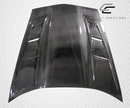 Carbon Creations H-Design Hood Compatible With 2005-2013 Chevrolet Corvette - 1 Piece - 113127