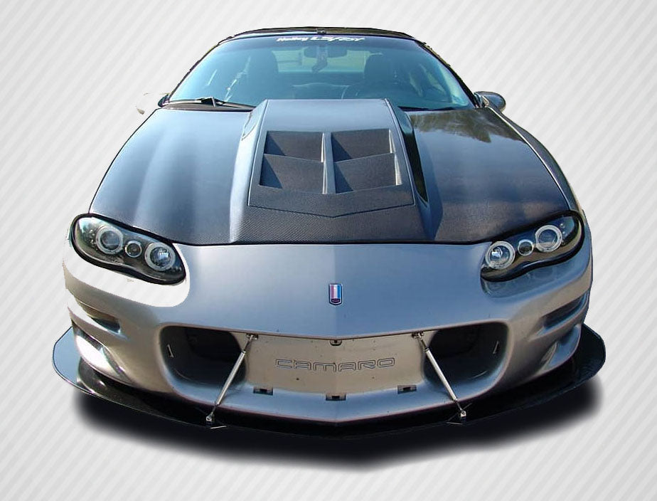 Carbon Creations ZL1 Look Hood Compatible With 1998-2002 Chevrolet Camaro - 1 Piece - 113137