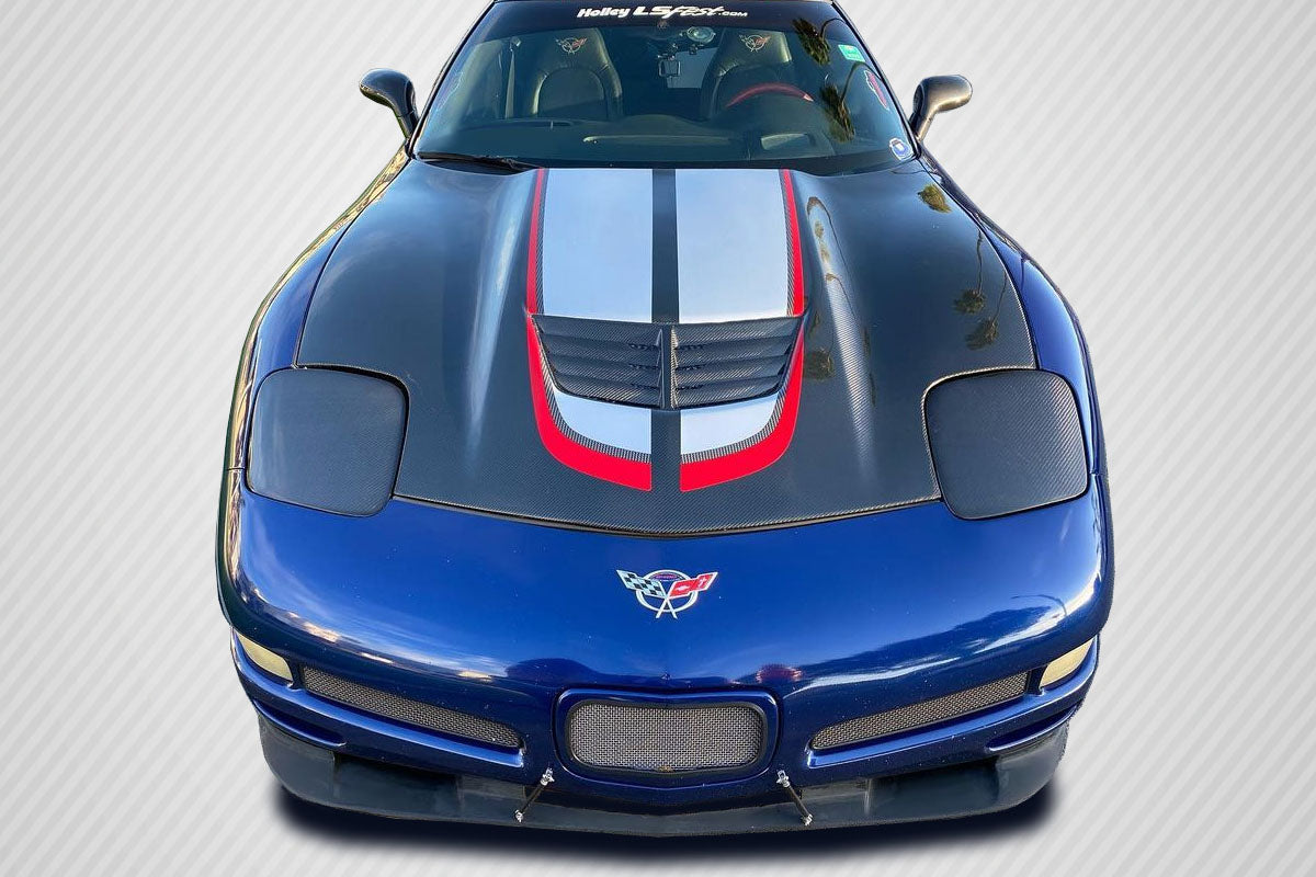 Carbon Creations Stingray Z Hood Compatible With 1997-2004 Chevrolet Corvette - 1 Piece - 113152