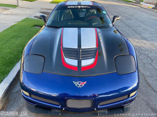 Carbon Creations Stingray Z Hood Compatible With 1997-2004 Chevrolet Corvette - 1 Piece - 113152