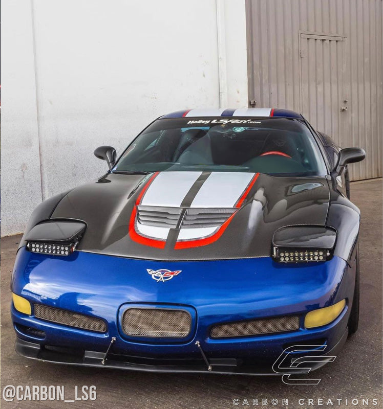 Carbon Creations Stingray Z Hood Compatible With 1997-2004 Chevrolet Corvette - 1 Piece - 113152