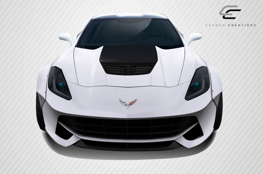Carbon Creations Z06 Hood Compatible With 2014-2019 Chevrolet Corvette - 1 Piece - 113155