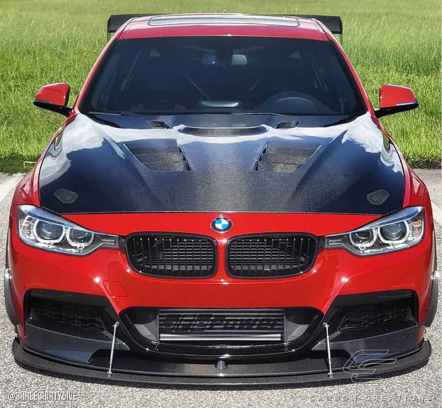 Carbon Creations Eros Version 1 Hood Compatible With 2012-2018 BMW 3 Series - 1 Piece - 113172