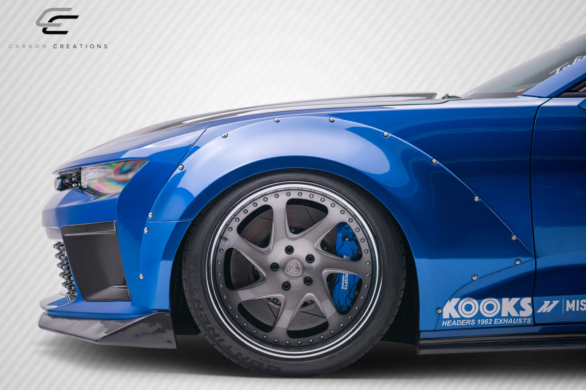 Carbon Creations Grid Hood Compatible With 2016-2023 Chevrolet Camaro - 1 Piece - 113177