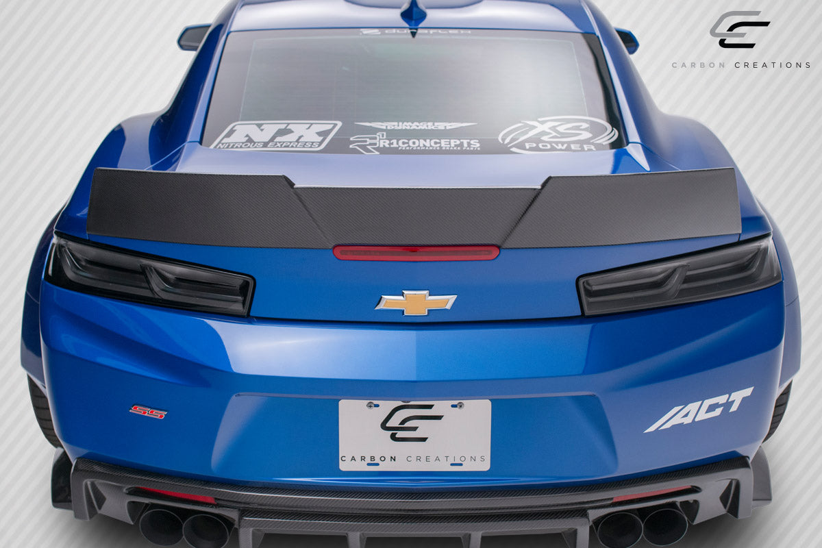 Carbon Creations Grid Wing Spoiler Compatible With 2016-2023 Chevrolet Camaro - 1 Piece - 113178