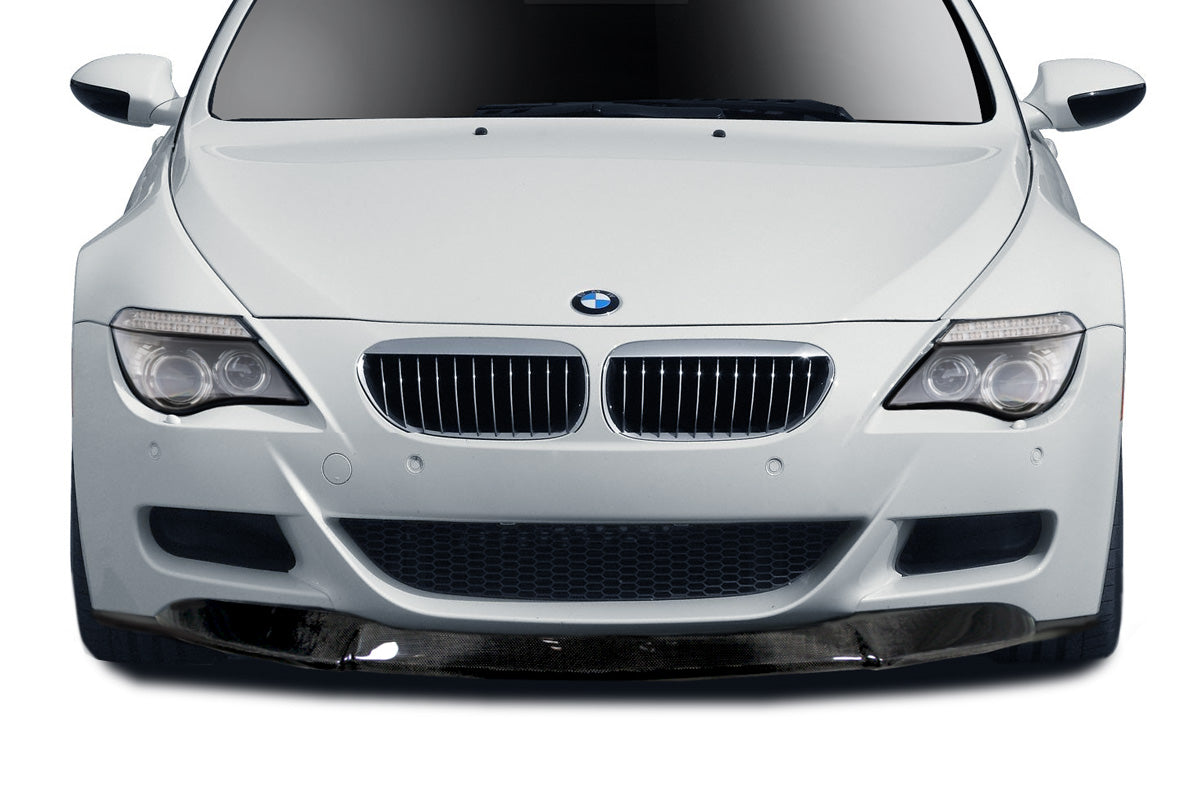 Aero Function AF-1 Carbon Front Lip Spoiler Compatible With 2006-2010 BMW 6 Series - 1 Piece - 113182