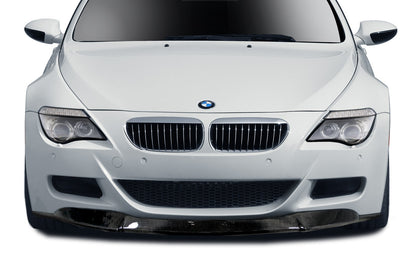 Aero Function AF-1 Carbon Front Lip Spoiler Compatible With 2006-2010 BMW 6 Series - 1 Piece - 113182