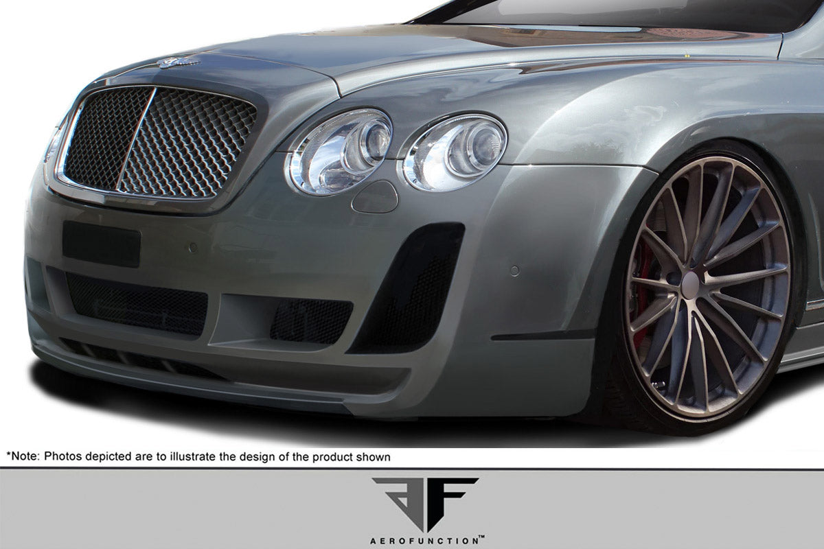 Aero Function AF-2 Front Bumper Cover Compatible With 2003-2010 Bentley Continental - 1 Piece - 113187