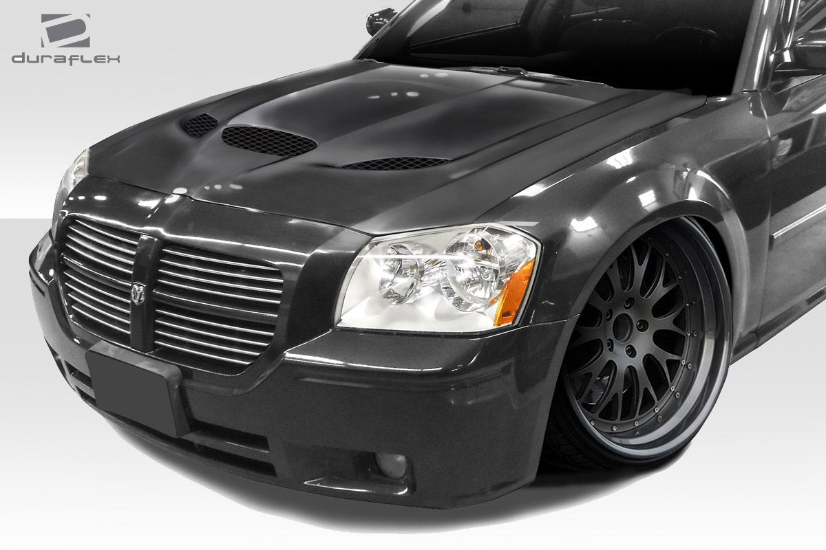 Extreme Dimensions Duraflex Hellcat Look Hood Compatible With 2005-2007 Dodge Magnum - 1 Piece - 113202