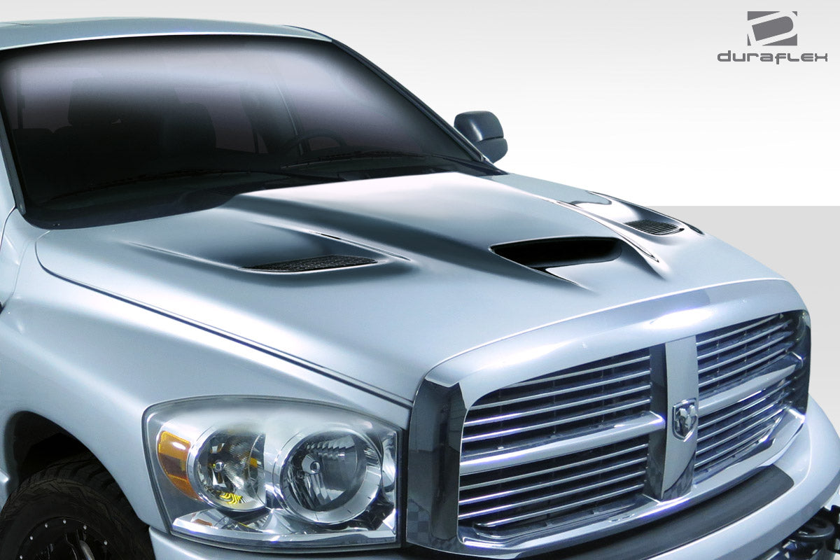 Extreme Dimensions Duraflex Hellcat Look Hood Compatible With 2002-2008 Dodge Ram - 1 Piece - 113212