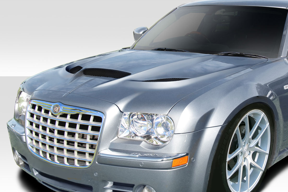 Extreme Dimensions Duraflex Hellcat Look Hood Compatible With 2005-2010 Chrysler 300 - 1 Piece - 113218