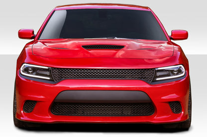 Extreme Dimensions Duraflex Hellcat Look Front Bumper Cover Compatible With 2015-2023 Dodge Charger - 1 Piece - 113220