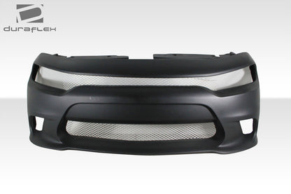Extreme Dimensions Duraflex Hellcat Look Front Bumper Cover Compatible With 2015-2023 Dodge Charger - 1 Piece - 113220