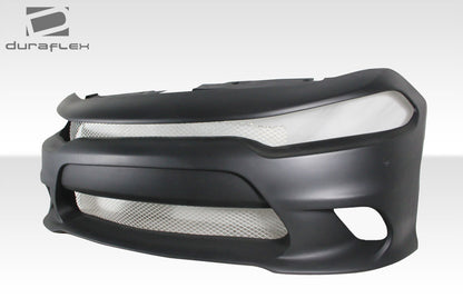 Extreme Dimensions Duraflex Hellcat Look Front Bumper Cover Compatible With 2015-2023 Dodge Charger - 1 Piece - 113220