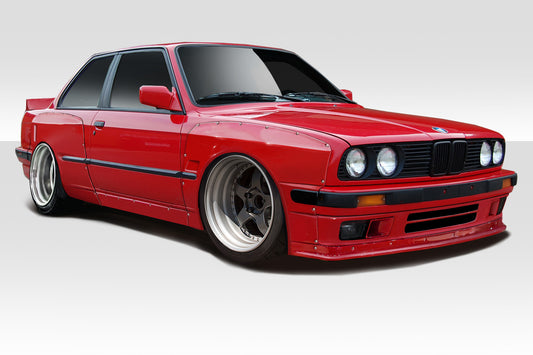 Extreme Dimensions Duraflex TKO Wide Body Kit Compatible With 1984-1991 BMW 3 Series E30 - 10 Piece - 113230