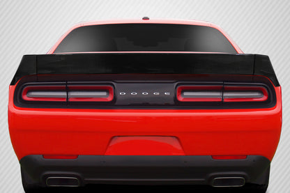 Carbon Creations Novara Wing Spoiler Compatible With 2008-2023 Dodge Challenger - 3 Piece - 113232