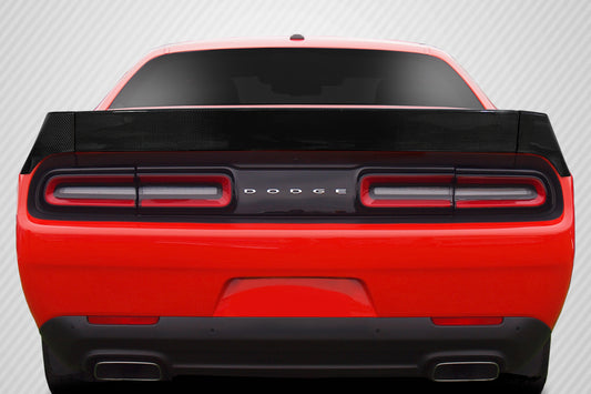 Carbon Creations Novara Wing Spoiler Compatible With 2008-2023 Dodge Challenger - 3 Piece - 113232