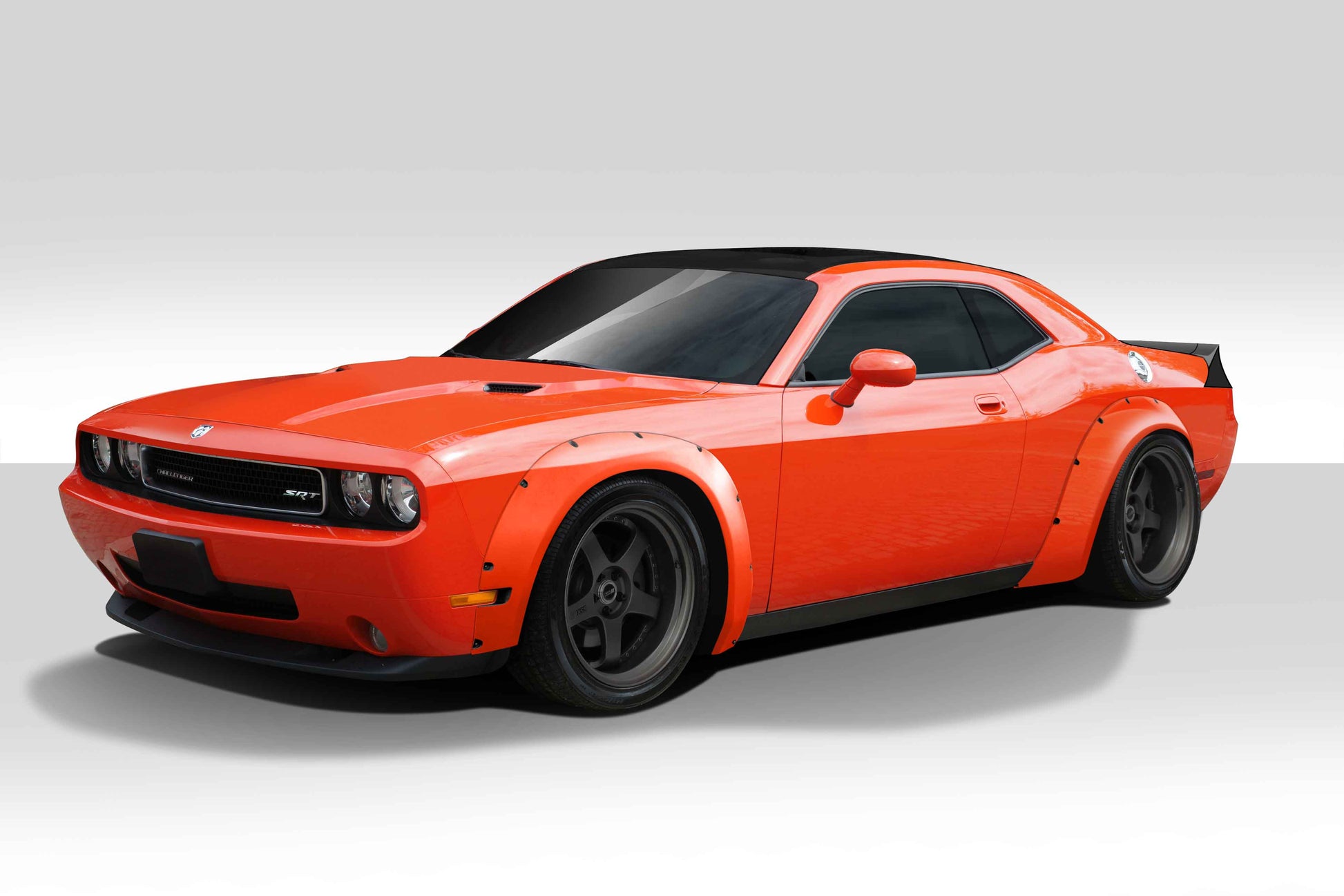 Extreme Dimensions Duraflex Novara Wide Body Kit Compatible With 2008-2023 Dodge Challenger - 7 Piece - 113233