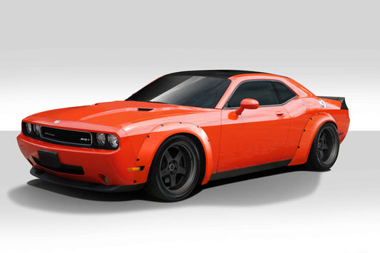 Extreme Dimensions Duraflex Novara Wide Body Kit Compatible With 2008-2023 Dodge Challenger - 7 Piece - 113233