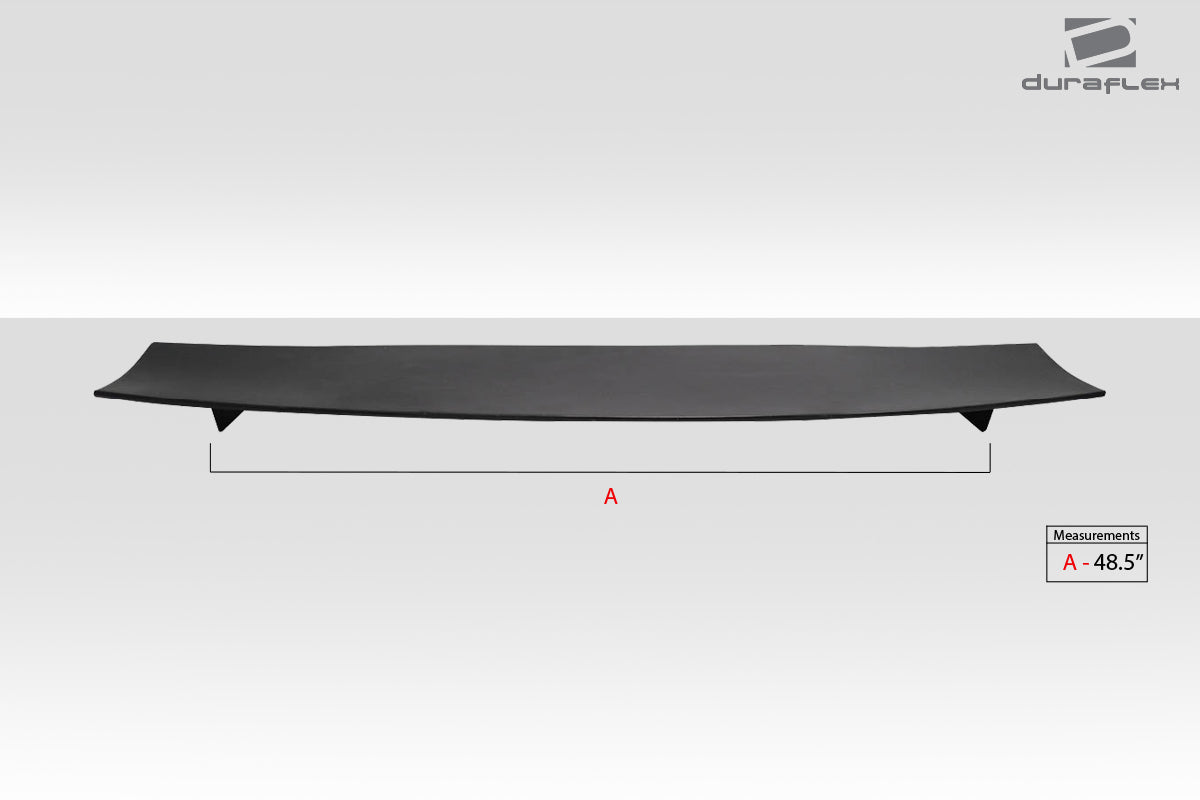 Universal 62" Extreme Dimensions Duraflex VRX V1 Short Wing Spoiler Complete Kit - 9 Piece - 113248