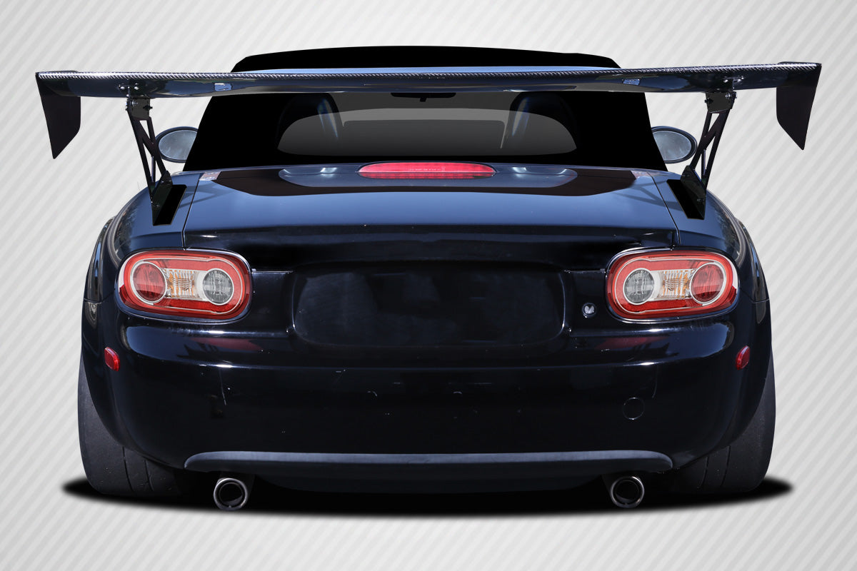 Universal 62" Carbon Creations DriTech VRX V1 Short Wing Spoiler Complete Kit - 9 Piece - 113249
