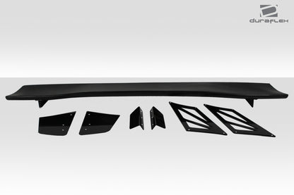 Universal 62" Extreme Dimensions Duraflex VRX V2 Short Wing Spoiler Complete Kit - 9 Piece - 113250