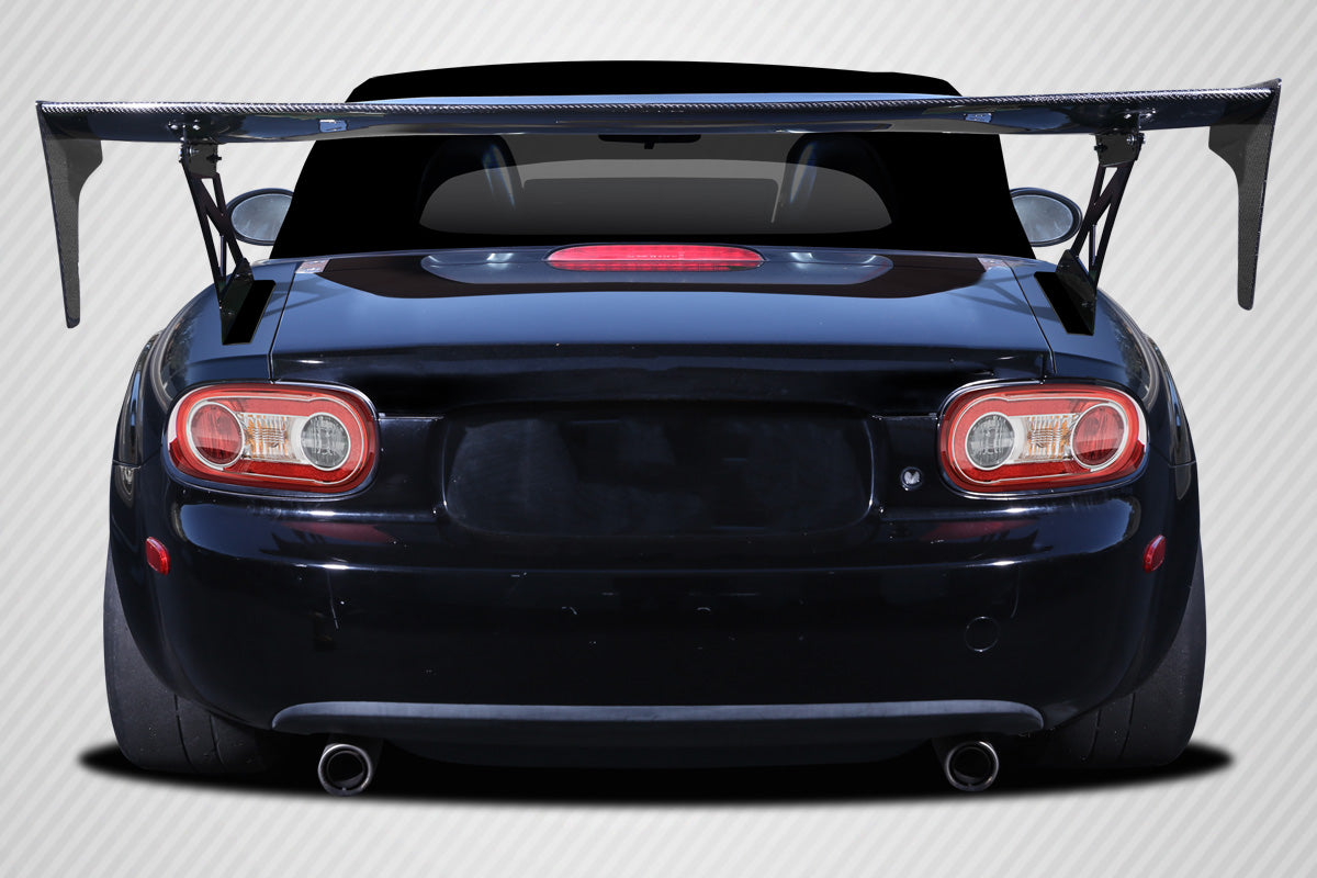 Universal 62" Carbon Creations DriTech VRX V2 Short Wing Spoiler Complete Kit - 9 Piece - 113251