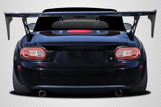Universal 62" Carbon Creations DriTech VRX V2 Short Wing Spoiler Complete Kit - 9 Piece - 113251