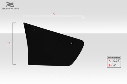 Universal 62" Extreme Dimensions Duraflex VRX V1 Tall Wing Spoiler Complete Kit - 9 Piece - 113252