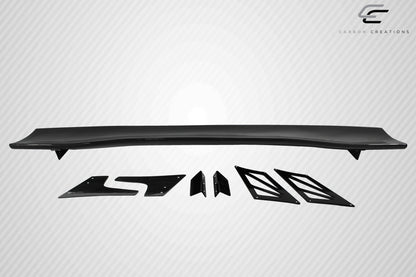 Universal 62" Carbon Creations DriTech VRX V2 Tall Wing Spoiler Complete Kit - 9 Piece - 113255