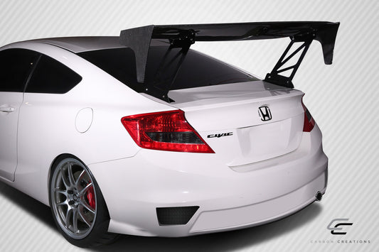 Universal 62" Carbon Creations DriTech VRX V2 Tall Wing Spoiler Complete Kit - 9 Piece - 113255