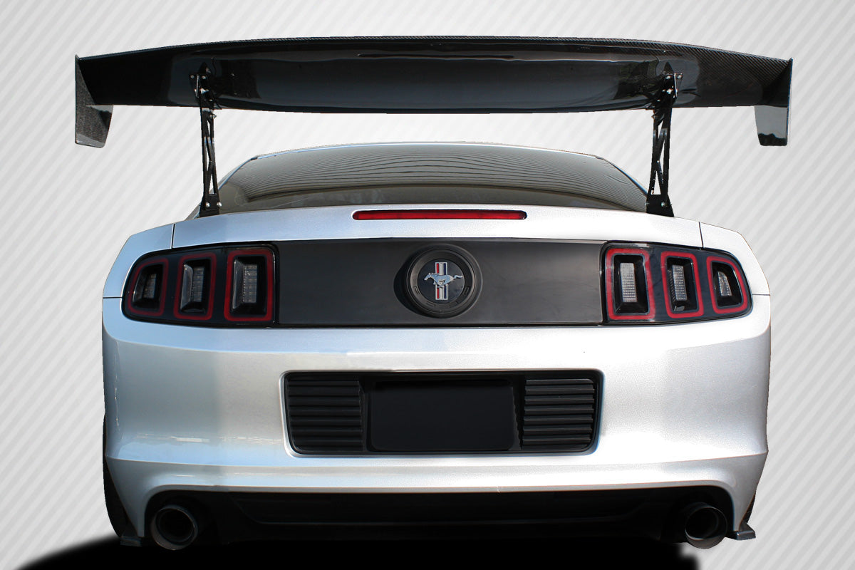 Universal 66" Carbon Creations DriTech VRX V1 Short Wing Spoiler Complete Kit - 9 Piece - 113257