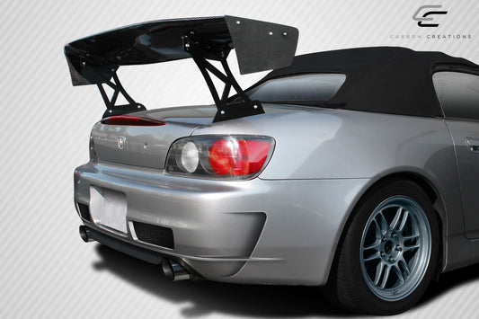Universal 66" Carbon Creations DriTech VRX V1 Short Wing Spoiler Complete Kit - 9 Piece - 113257