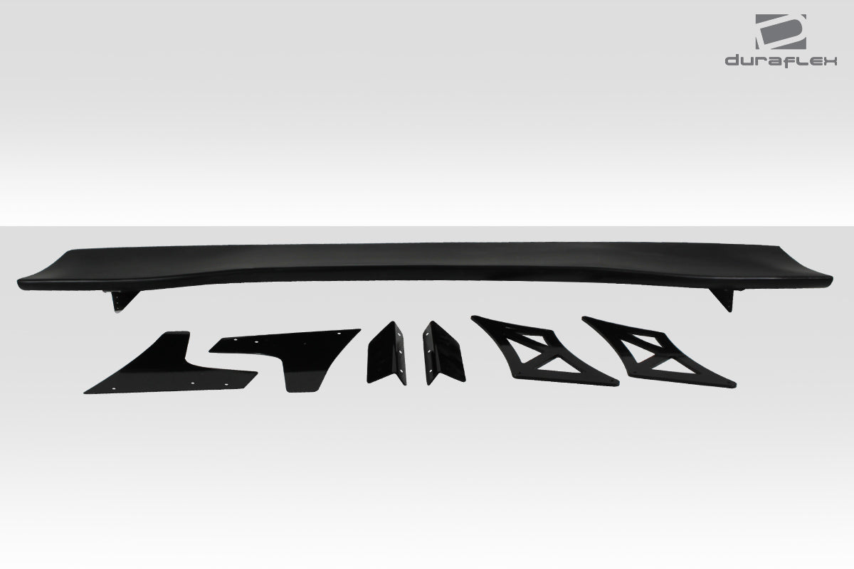 Universal 66" Extreme Dimensions Duraflex VRX V2 Short Wing Spoiler Complete Kit - 9 Piece - 113258