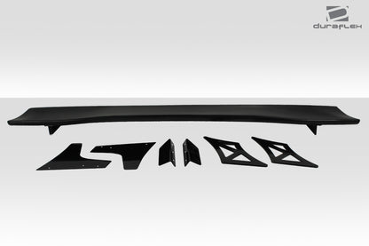 Universal 66" Extreme Dimensions Duraflex VRX V2 Short Wing Spoiler Complete Kit - 9 Piece - 113258