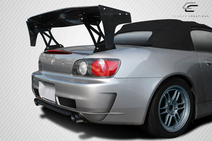 Universal 66" Carbon Creations DriTech VRX V2 Short Wing Spoiler Complete Kit - 9 Piece - 113259