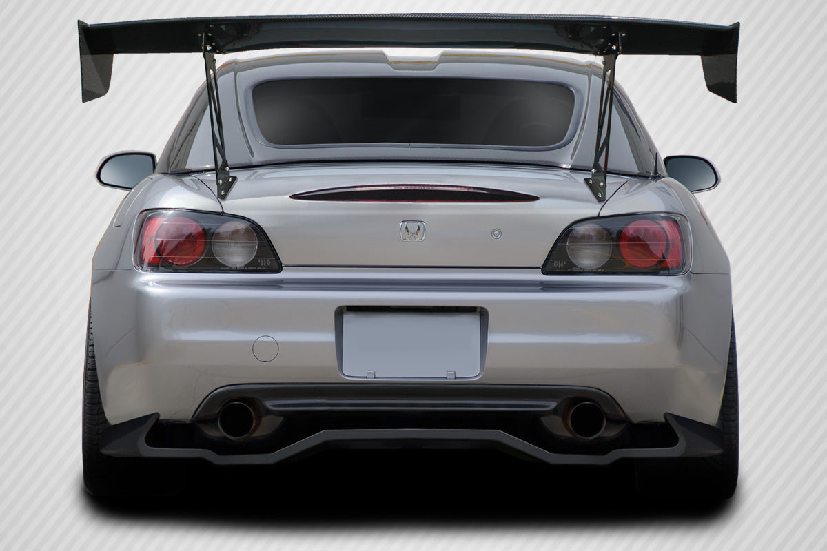 Universal 66" Carbon Creations DriTech VRX V1 Tall Wing Spoiler Complete Kit - 9 Piece - 113261