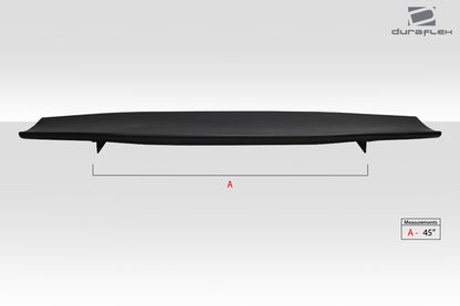 Universal 66" Extreme Dimensions Duraflex VRX V1 Short Wing Spoiler Complete Kit - 9 Piece - 113256