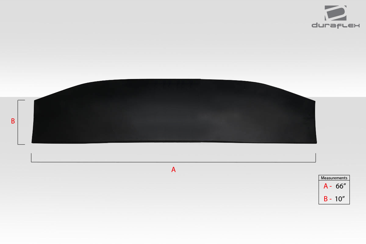 Universal 66" Extreme Dimensions Duraflex VRX V2 Tall Wing Spoiler Complete Kit - 9 Piece - 113262