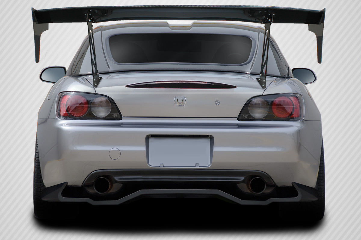 Universal 66" Carbon Creations DriTech VRX V2 Tall Wing Spoiler Complete Kit - 9 Piece - 113263