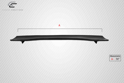 Universal 70" Carbon Creations DriTech VRX V2 Short Wing Spoiler Complete Kit - 9 Piece - 113267