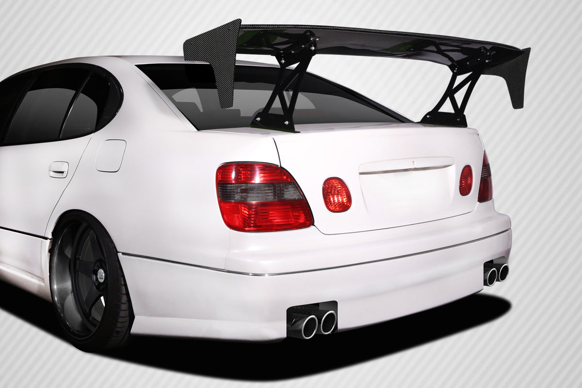 Universal 70" Carbon Creations DriTech VRX V2 Short Wing Spoiler Complete Kit - 9 Piece - 113267